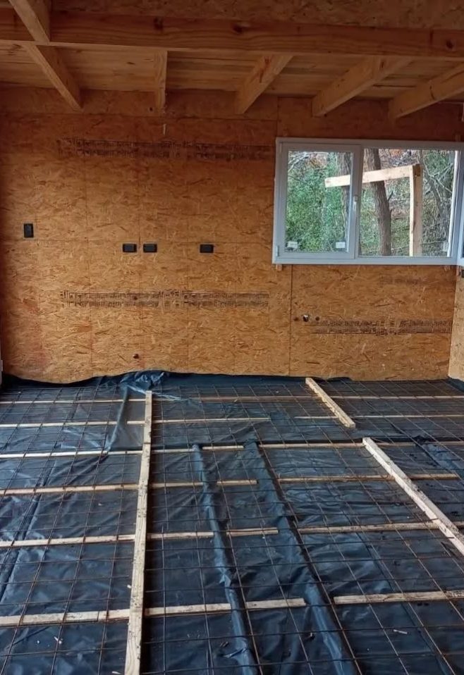 Construcción completa, colocación de aislante y hall frío, valle escondido.#casa #sanmartindelosandes #valleescondido #construccion (2)